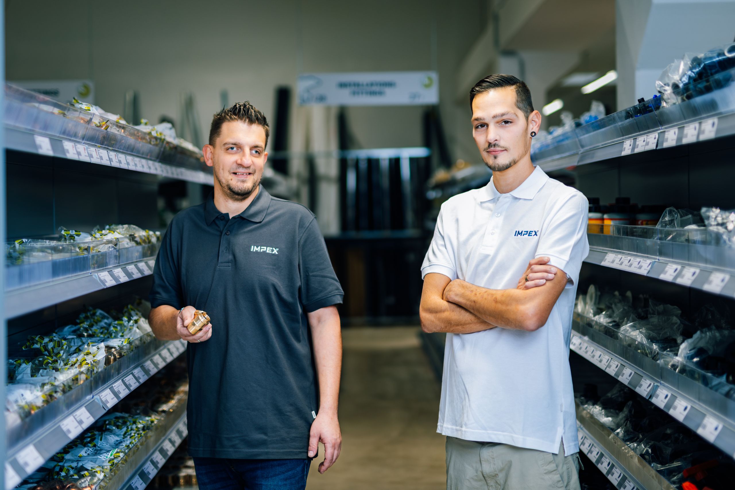 IMPEX Großhandel, Fachzentrum und Logistik, Ersatzteile und Rohninstallationen für Installateure